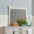 Franco Rectangular Dresser Mirror Antique White - Austin's Furniture Depot (Austin,TX)
