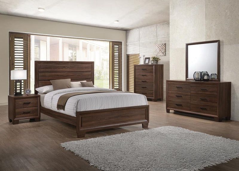 Brandon Transitional Medium Brown Eastern King Bed - Austin's Furniture Depot (Austin,TX)