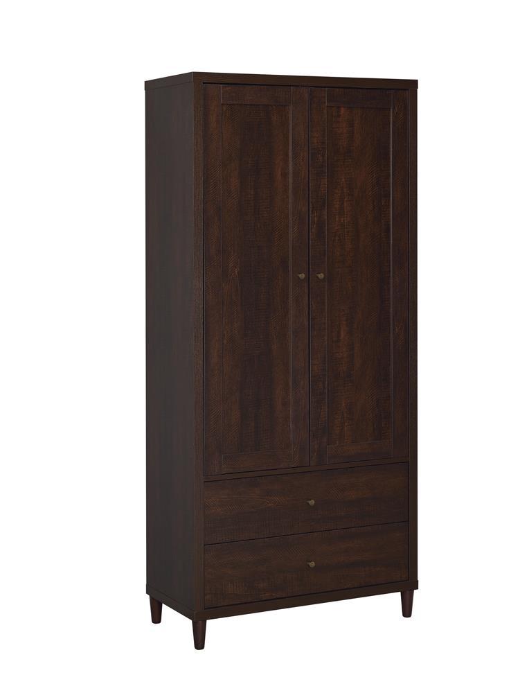 Transitional Rustic Tobacco Accent Cabinet - Austin's Furniture Depot (Austin,TX)