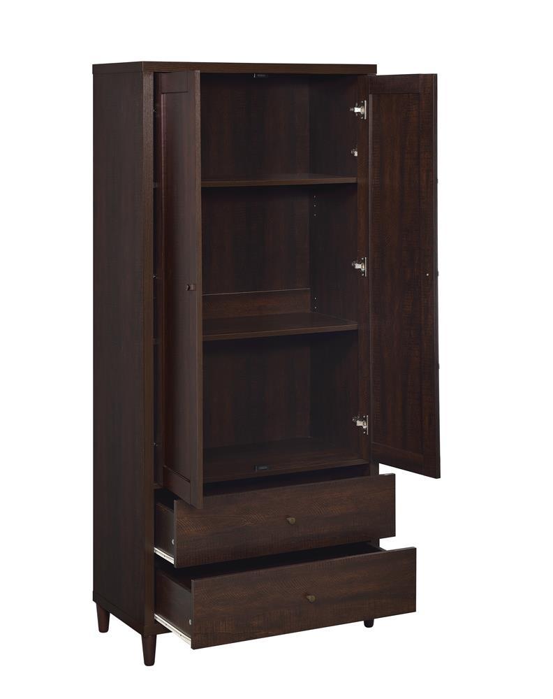 Transitional Rustic Tobacco Accent Cabinet - Austin's Furniture Depot (Austin,TX)