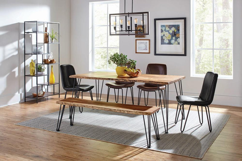 Industrial Walnut and Black Bookcase - Austin's Furniture Depot (Austin,TX)