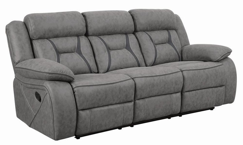 Houston Casual Stone Motion Sofa - Austin's Furniture Depot (Austin,TX)