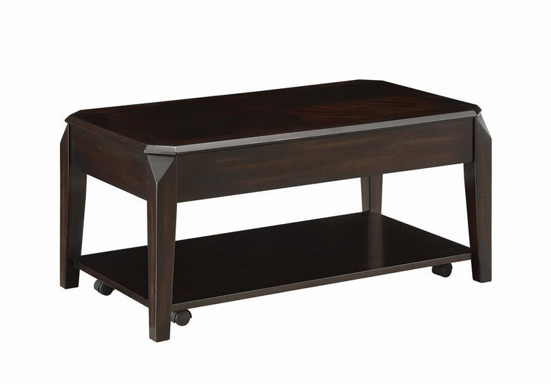 Transitional Walnut Lift Top Coffee Table - Austin's Furniture Depot (Austin,TX)