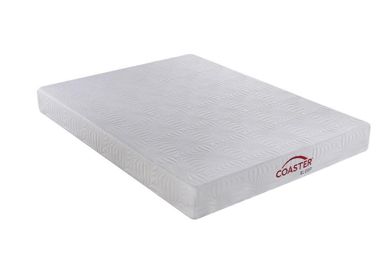 Keegan White 8 Inch Twin XL Memory Foam Mattress - Austin's Furniture Depot (Austin,TX)