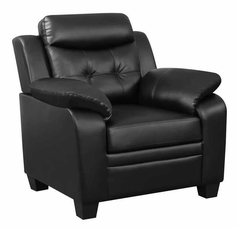 Finley Casual Black Chair - Austin's Furniture Depot (Austin,TX)