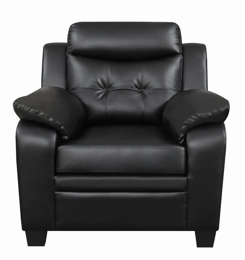 Finley Casual Black Chair - Austin's Furniture Depot (Austin,TX)