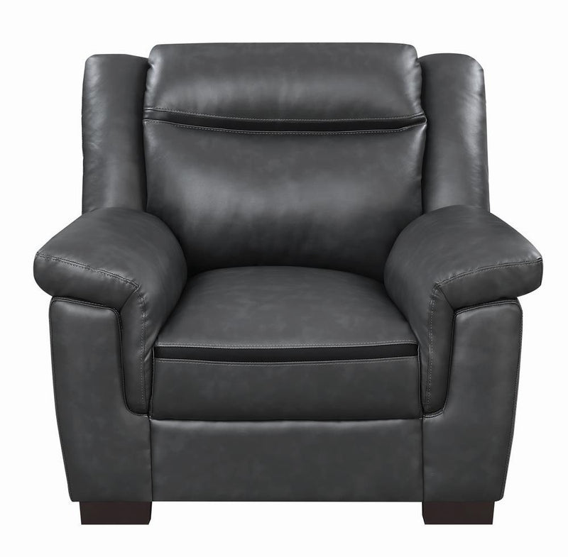 Arabella Contemporary Grey Chair - Austin's Furniture Depot (Austin,TX)