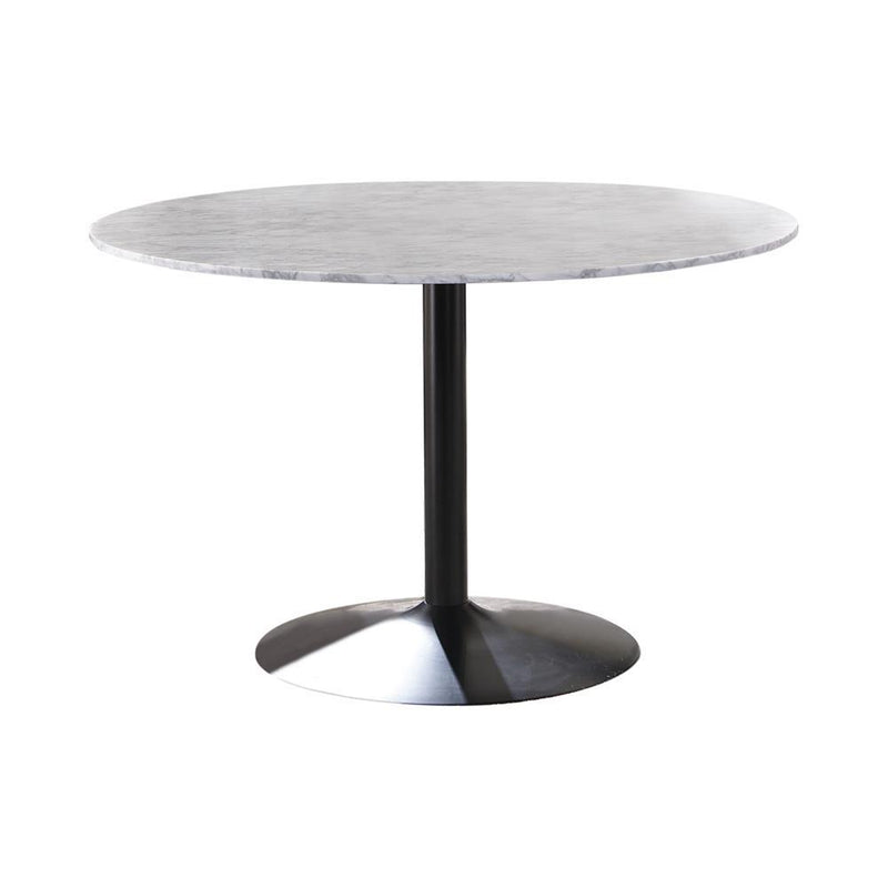 Modern White and Black Dining Table - Austin's Furniture Depot (Austin,TX)