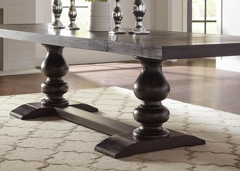 Phelps Traditional Antique Noir Dining Table - Austin's Furniture Depot (Austin,TX)