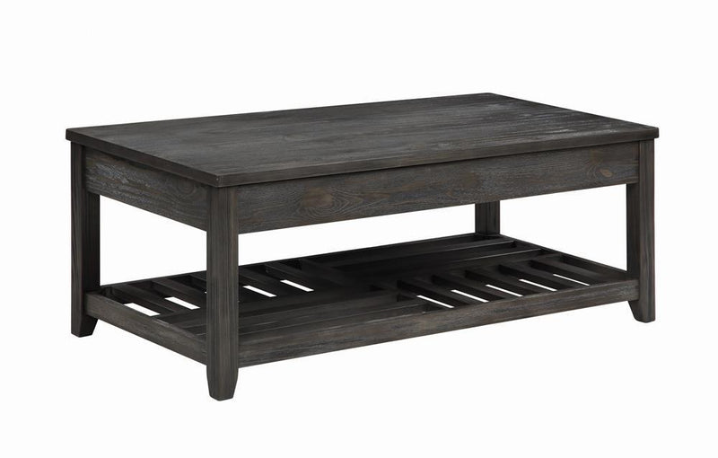 Rustic Grey Lift Top Coffee Table - Austin's Furniture Depot (Austin,TX)