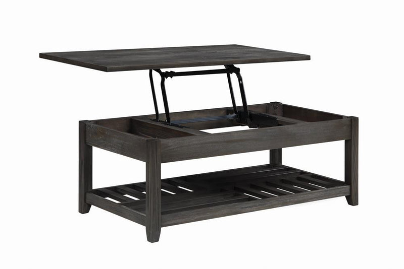 Rustic Grey Lift Top Coffee Table - Austin's Furniture Depot (Austin,TX)