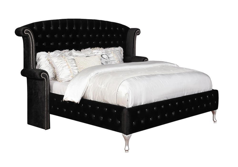 Deanna Contemporary Eastern King Bed - Austin's Furniture Depot (Austin,TX)