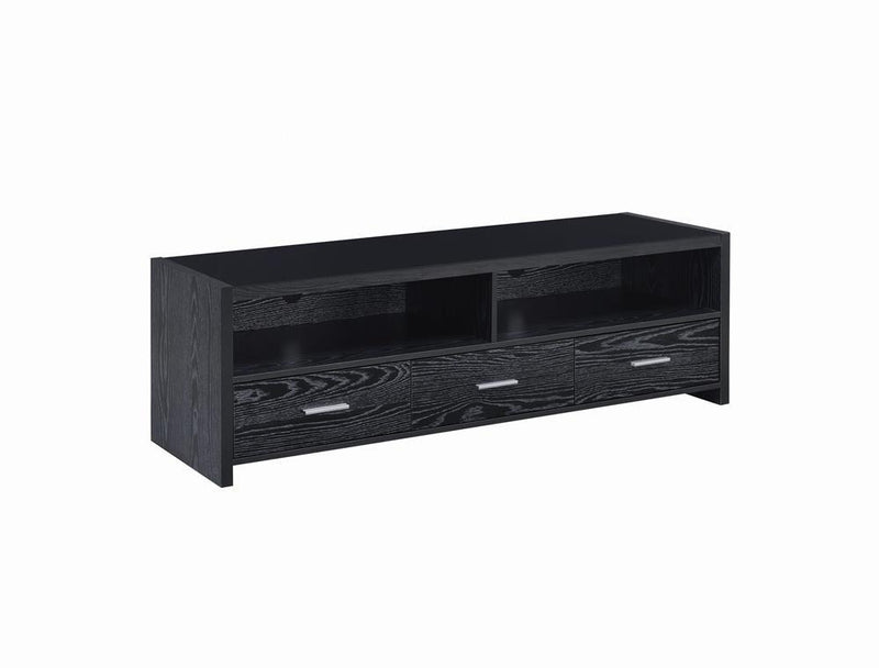 G700645 Contemporary Black Oak TV Console - Austin's Furniture Depot (Austin,TX)