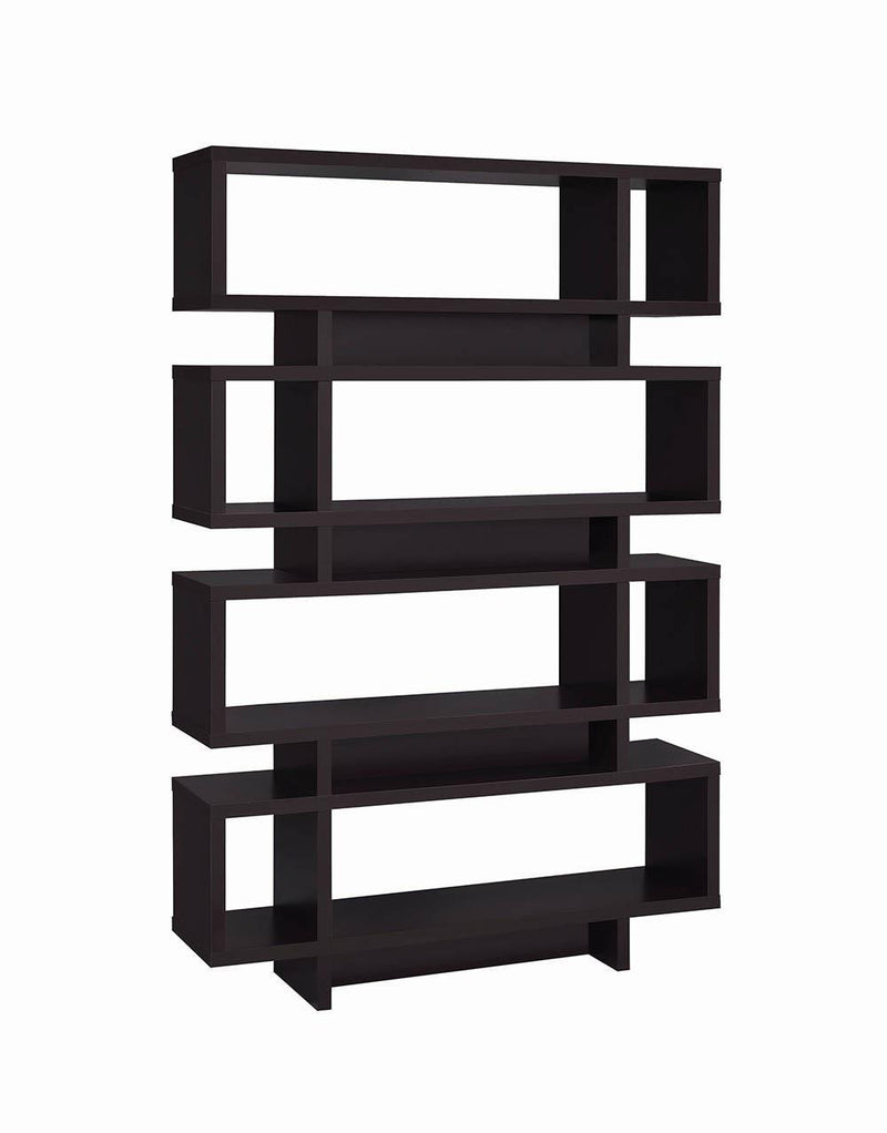 G800307 Contemporary Cappuccino Bookcase - Austin's Furniture Depot (Austin,TX)