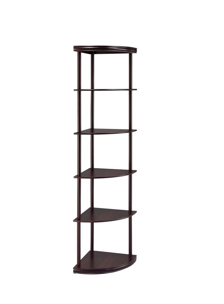 G800279 Casual Cappuccino Corner Bookcase - Austin's Furniture Depot (Austin,TX)