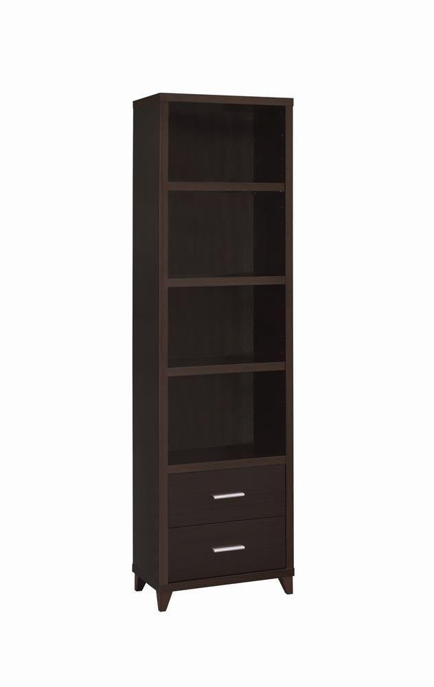 G700881 Contemporary Cappuccino Media Tower - Austin's Furniture Depot (Austin,TX)