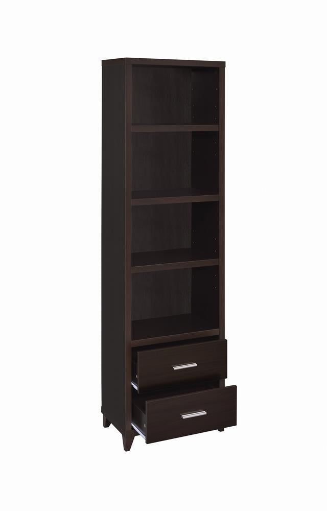 G700881 Contemporary Cappuccino Media Tower - Austin's Furniture Depot (Austin,TX)