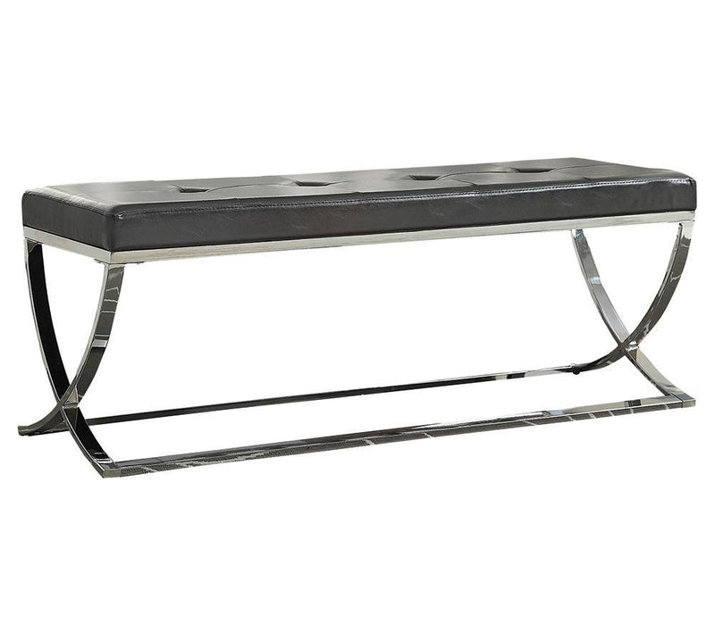 G501156 Contemporary Chrome Bench - Austin's Furniture Depot (Austin,TX)