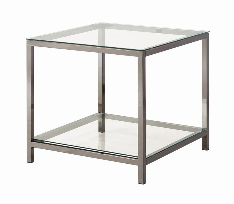 G720228 Contemporary Black Nickel Side Table - Austin's Furniture Depot (Austin,TX)