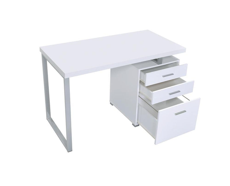 G800325 Contemporary White Writing Desk - Austin's Furniture Depot (Austin,TX)