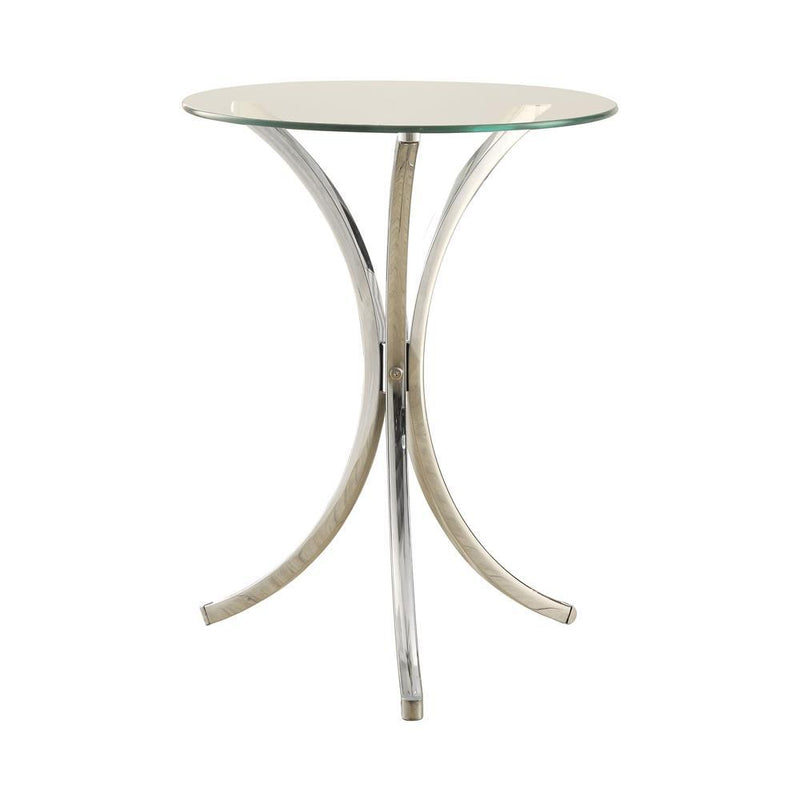 G902869 Contemporary Chrome Snack Table - Austin's Furniture Depot (Austin,TX)