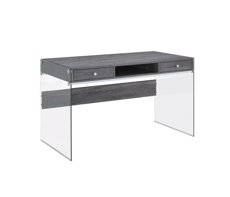 G800818 Contemporary Weathered Grey Writing Desk - Austin's Furniture Depot (Austin,TX)