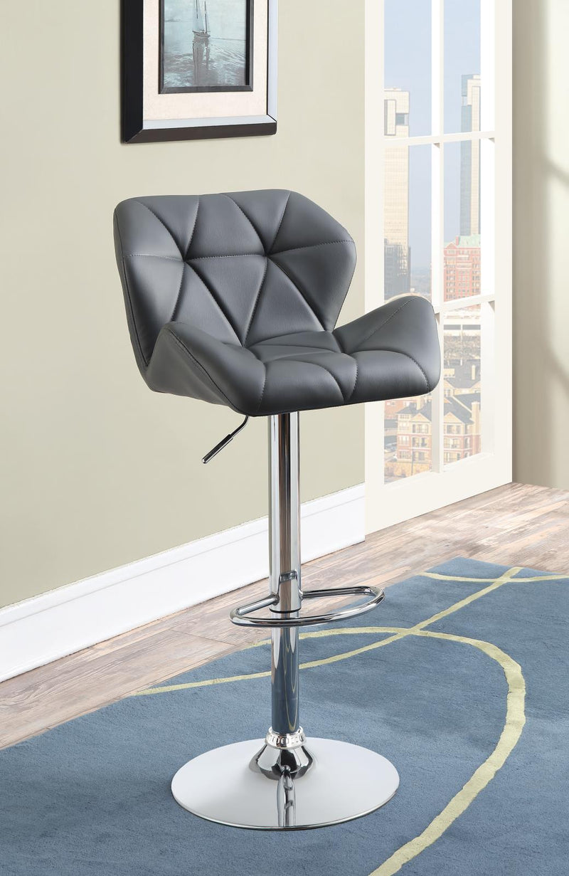 G100426 Contemporary Grey Adjustable Bar Stool - Austin's Furniture Depot (Austin,TX)