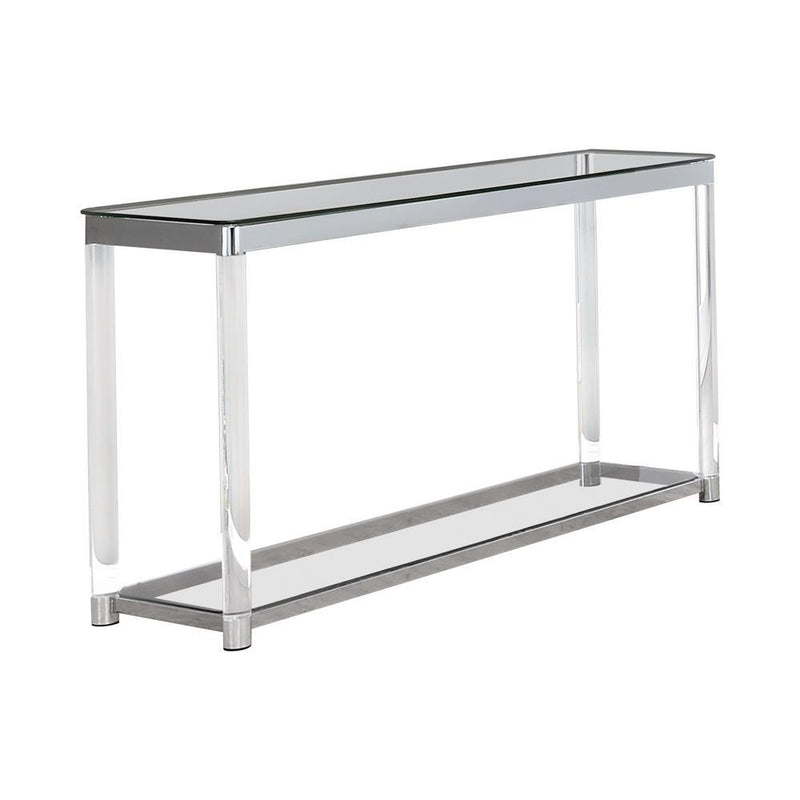 G720748 Contemporary Chrome Sofa Table - Austin's Furniture Depot (Austin,TX)