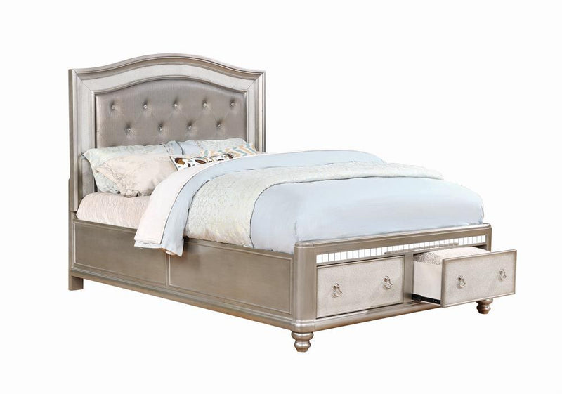 G204183 Bling Game Metallic Eastern King Bed - Austin's Furniture Depot (Austin,TX)