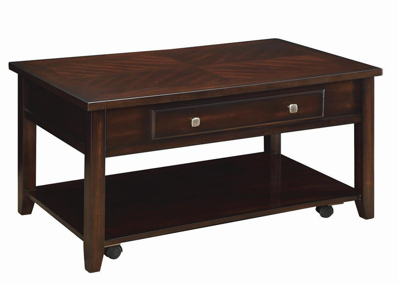 Transitional Walnut Lift Top Coffee Table - Austin's Furniture Depot (Austin,TX)