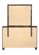 Woodmont Rectangle Dresser Mirror Rustic Golden Brown - Austin's Furniture Depot (Austin,TX)