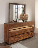 Winslow Dresser Mirror Smokey Walnut - Austin's Furniture Depot (Austin,TX)
