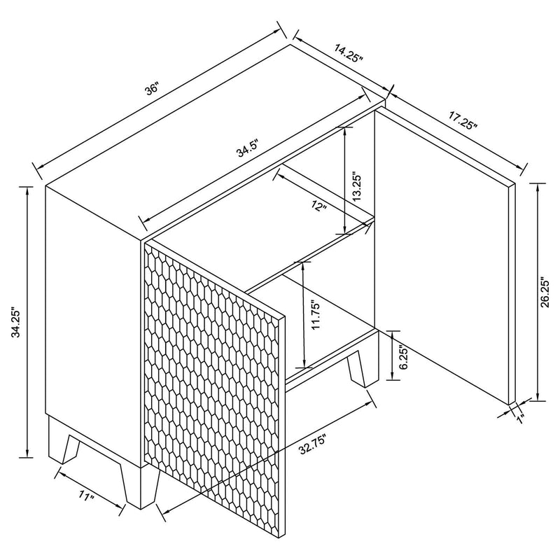 G953401 Accent Cabinet - Austin's Furniture Depot (Austin,TX)