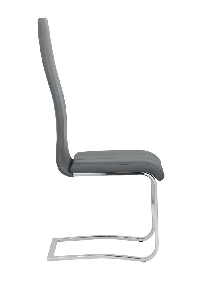100515GRY DINING CHAIR