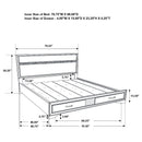 Miranda Panel Platform Storage Bed - Austin's Furniture Depot (Austin,TX)