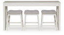 Robbinsdale Counter Height Dining Table and 3 Barstools Set