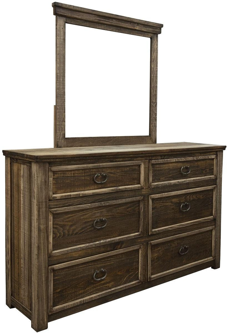 Montana 6 Drawer Dresser in Brown - Austin's Furniture Depot (Austin,TX)