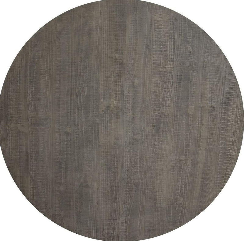 Stone Round Dining Table in Two Tone - Austin's Furniture Depot (Austin,TX)