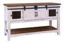 Pueblo White 2 Sliding Doors, 2 Mesh Doors