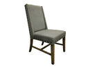 Loft Brown Uph. Chair w/ Fabric**