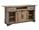 Loft Brown 2 Drawers and 2 Doors, Bar