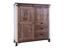 Antique Multicolor 3 Drawer, 1 Sliding Door, 1 Door Gentleman’s Chest