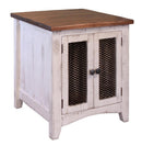 Pueblo White 2 Mesh Doors