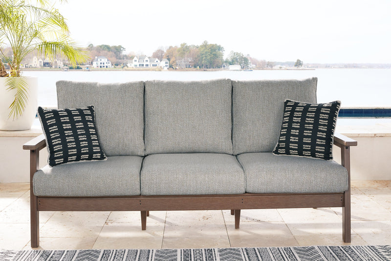 Emmeline Outdoor Sofa with Cushion - Austin's Furniture Depot (Austin,TX)