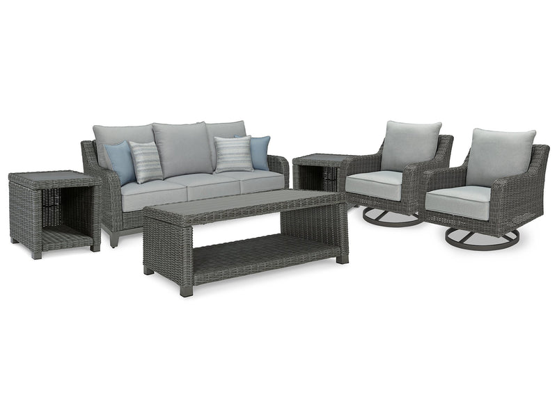 Elite Park Outdoor Seating Set - Austin's Furniture Depot (Austin,TX)