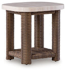 Dolan Creek Outdoor End Table - Austin's Furniture Depot (Austin,TX)