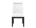 Steve Silver Yves Performance Side Chair in Rubbed Charcoal (Set of 2)