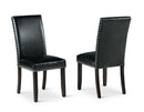 Steve Silver Westby Black Side Chair in Ebony Wood (Set of 2)