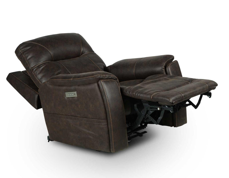 Steve Silver Lexington Triple-Power Media Recliner in Canyon Walnut