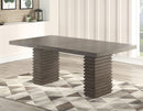 Steve Silver Mila Dining Table in Washed Grey